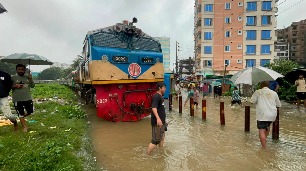 Heavy Rain Suspends Chattogram-Cox's Bazar Train Services as Flooded Tracks Leave Thousands Stranded