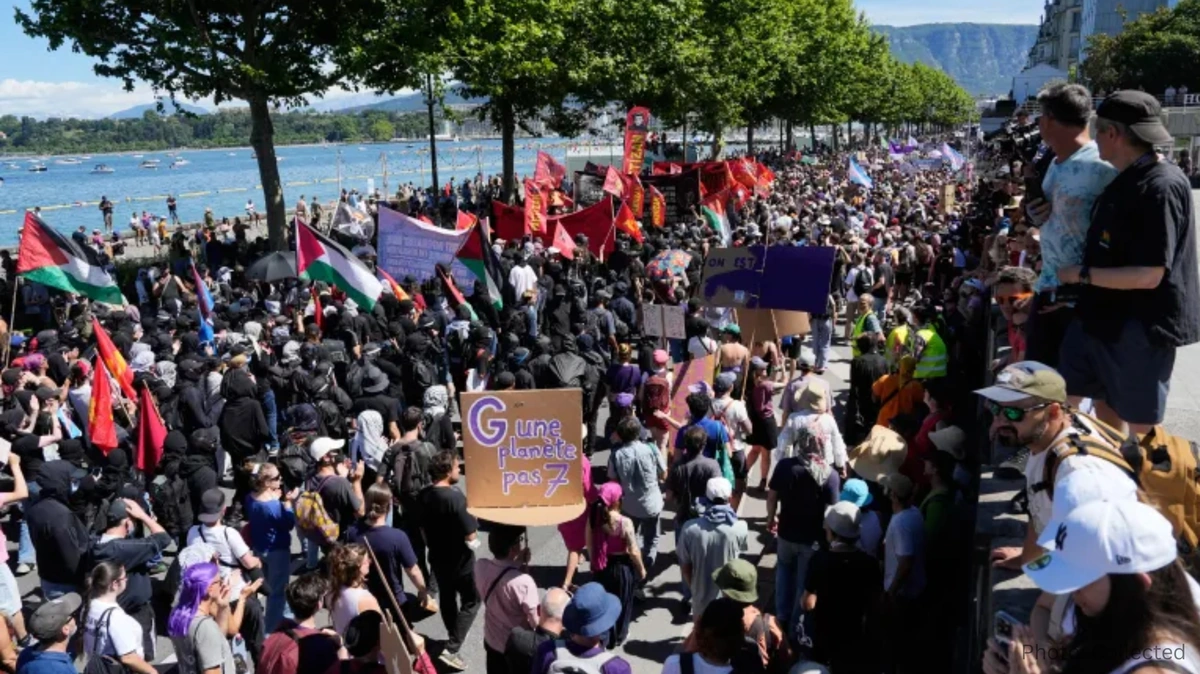 Thousands Rally Against G7 Ahead of Summit as Global Leaders Gather in France