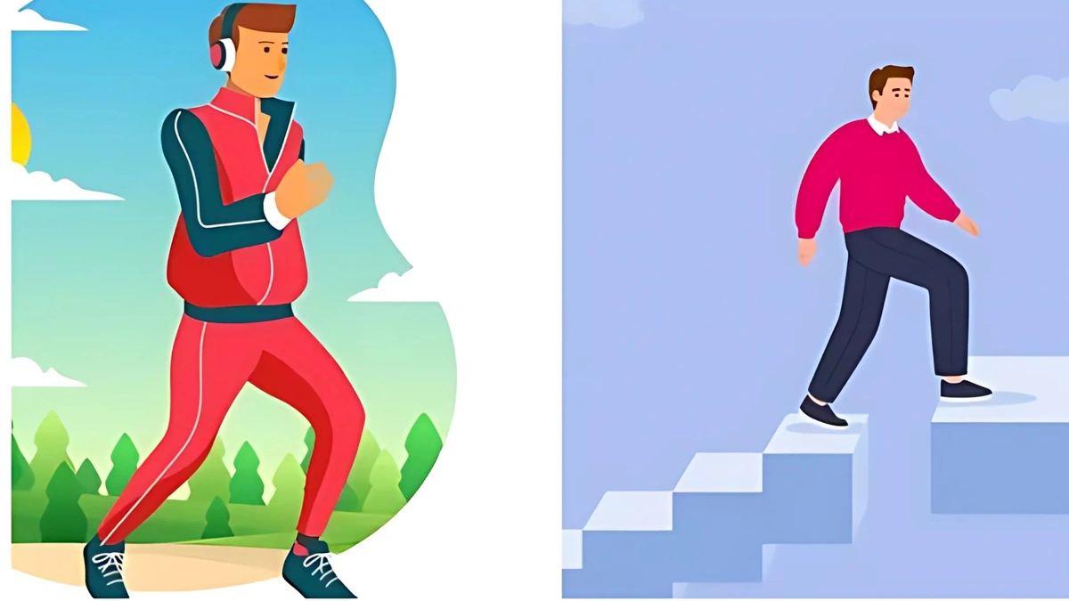 How climbing stairs is a  better exercise than walking