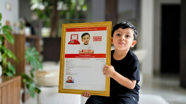 18-Month-Old Khagrachhari Toddler Earns Asia Book of Records ‘Grand Master’ Title for English Skills