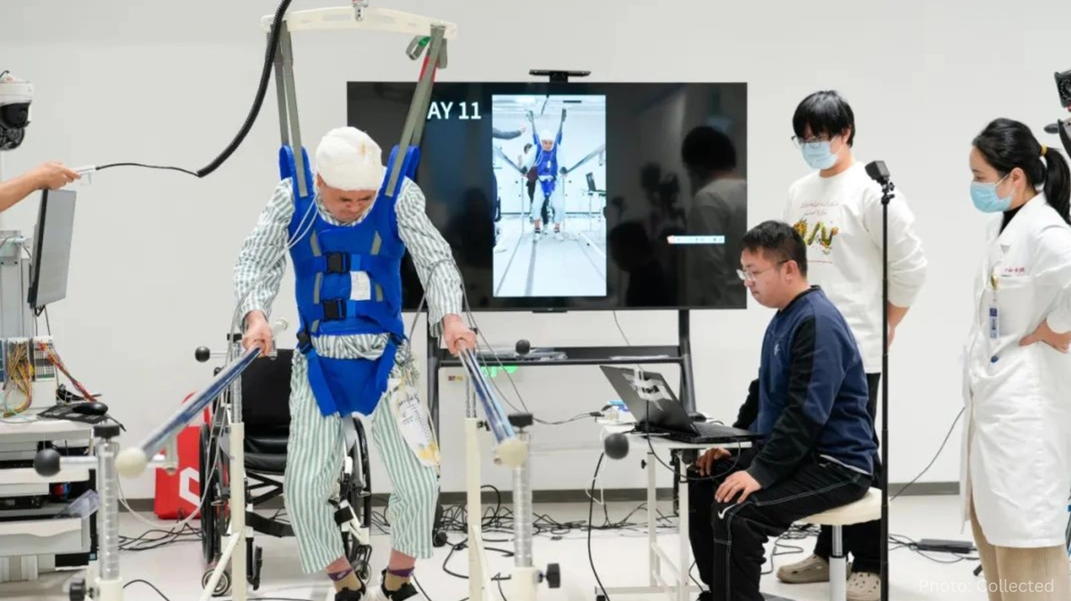 Chinese Scientists Help Paralyzed Patients Walk Again Using Groundbreaking Brain-Spine Interface Technology