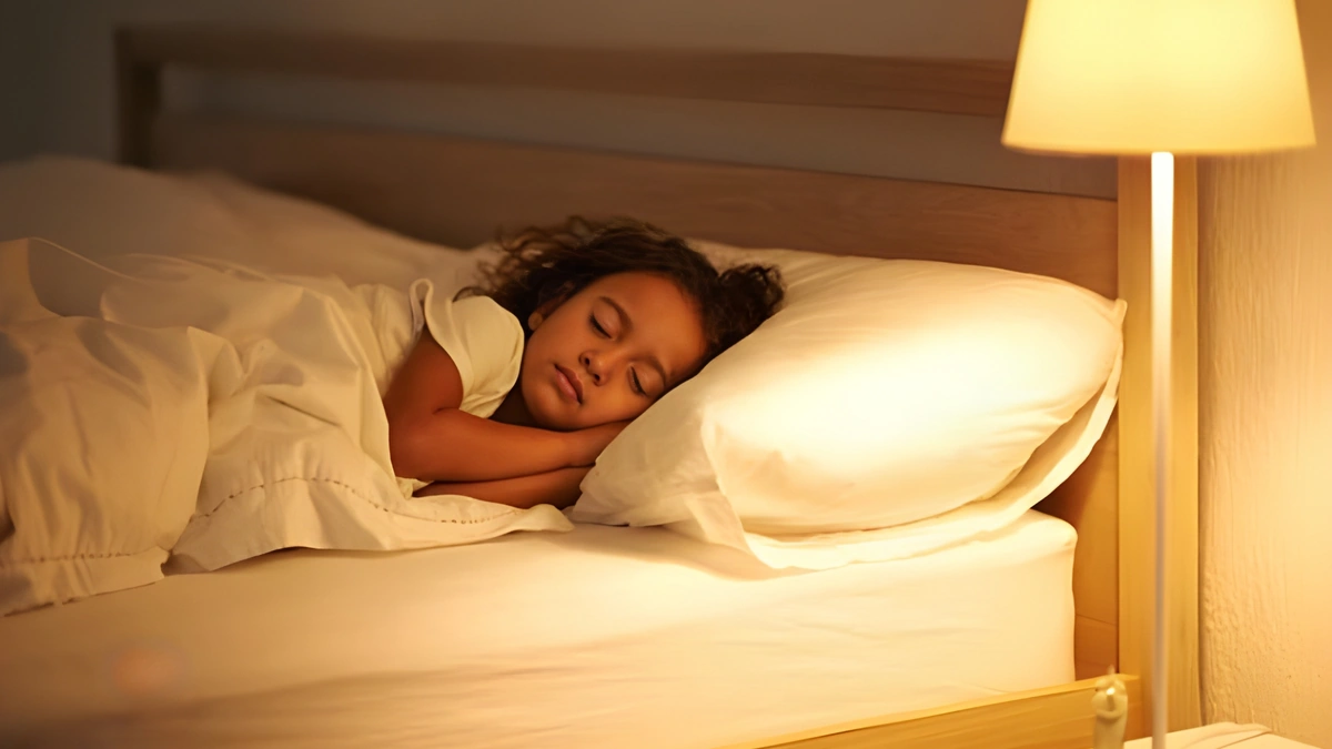 What harm can occur if you sleep with the lights on