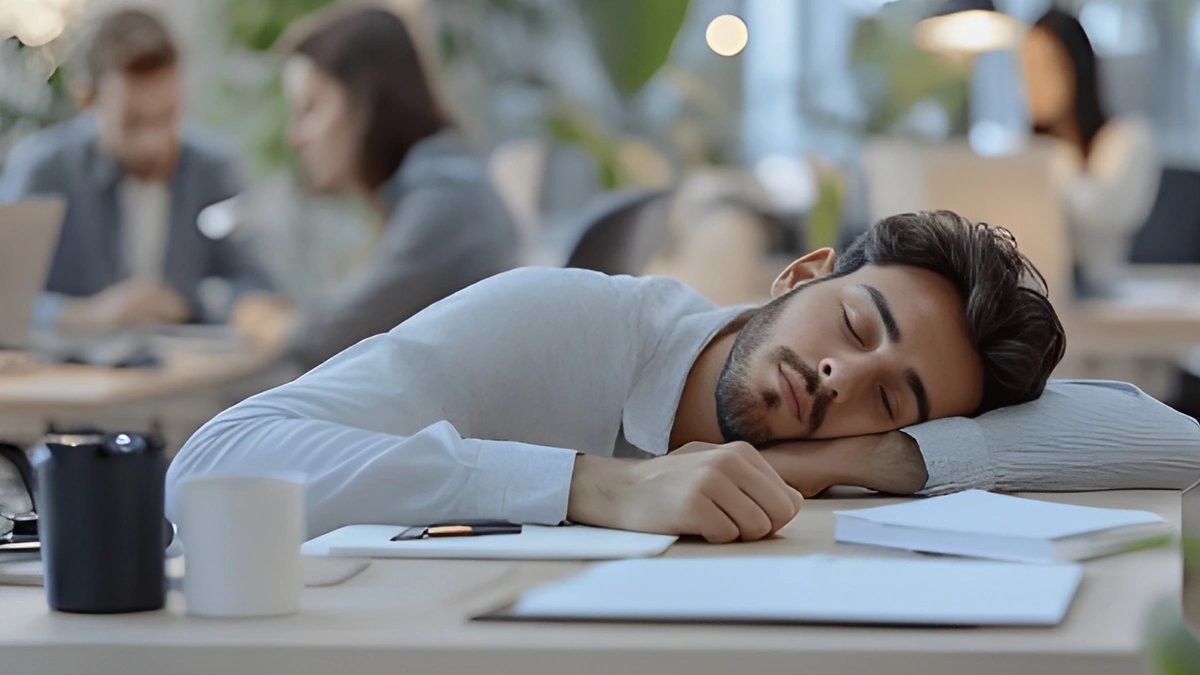 What to do if you feel sleepy at the office?