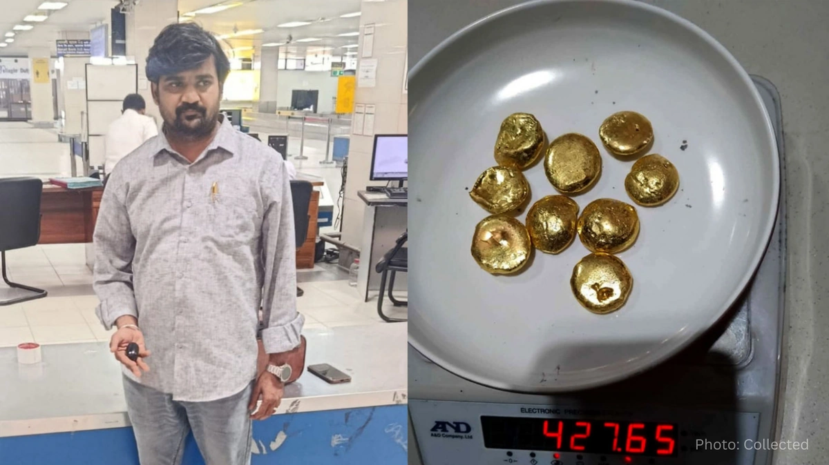 Indian National Held at Chattogram Airport with Gold Worth Tk81.6 Lakh