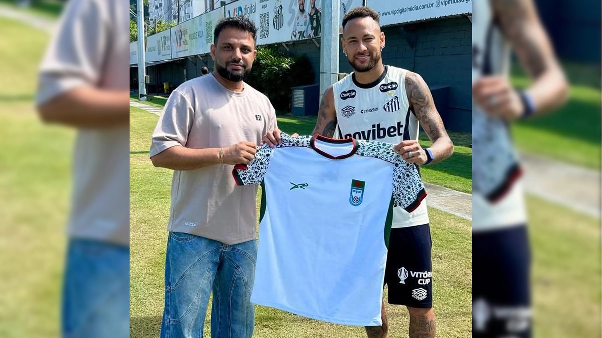 Neymar Receives Bangladesh Jersey in Unique Cross-Cultural Football Moment